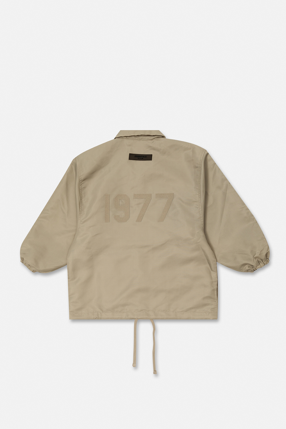 Fear Of God Essentials Kids jacket wearing with logo