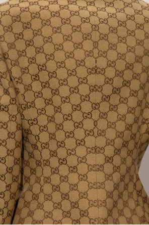 Gucci Double-breasted blazer with monogram