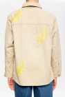 Tory Burch cream Embellished denim jacket