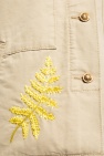 Tory Burch cream Embellished denim jacket