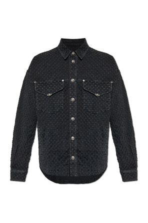 Jeanshemd mit vintage-Effekt