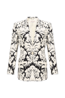 Alexander McQueen Floral pattern blazer