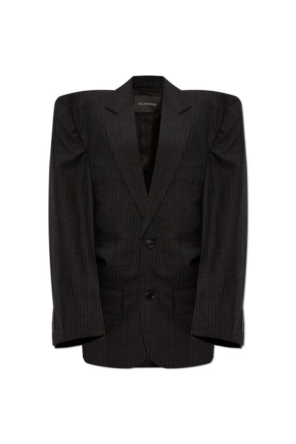 Woolen jacket Check od Balenciaga
