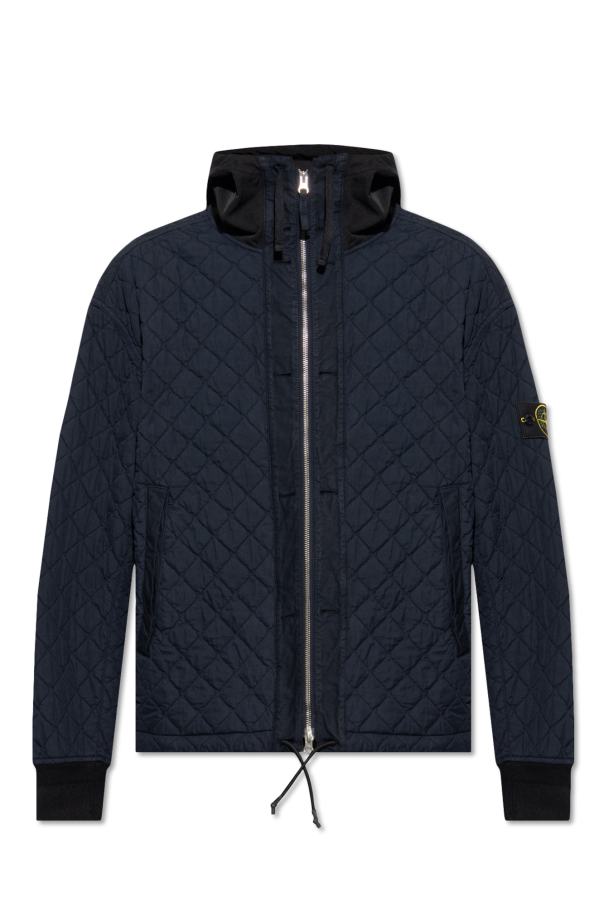 Stone Island Quilted jacket with logo