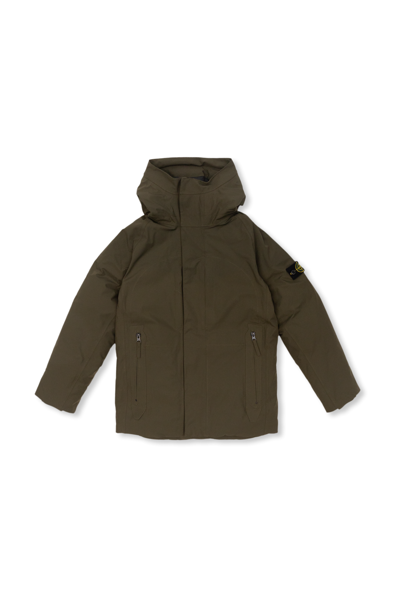 Stone Island Kids Down jacket with logo