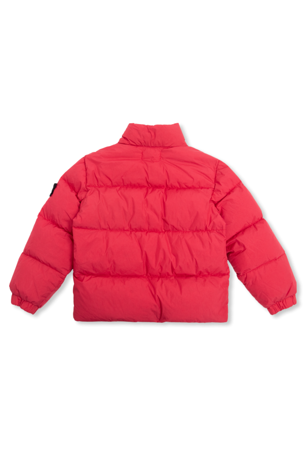 Stone Island Kids Puffer from jacket with logo