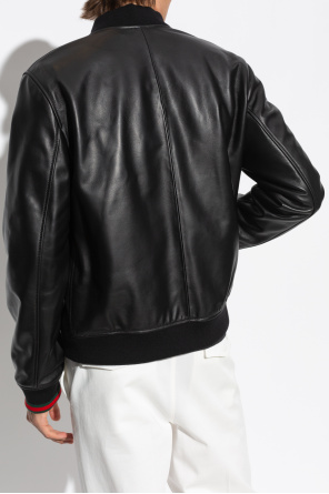 Gucci Leather jacket type bomber