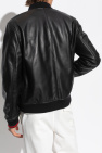 Gucci BLACK Leather jacket type bomber