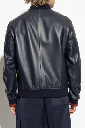 Gucci Leather "bomber" jacket