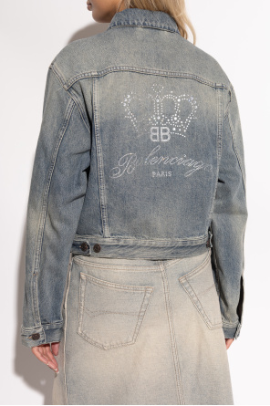 Balenciaga Denim jacket with logo