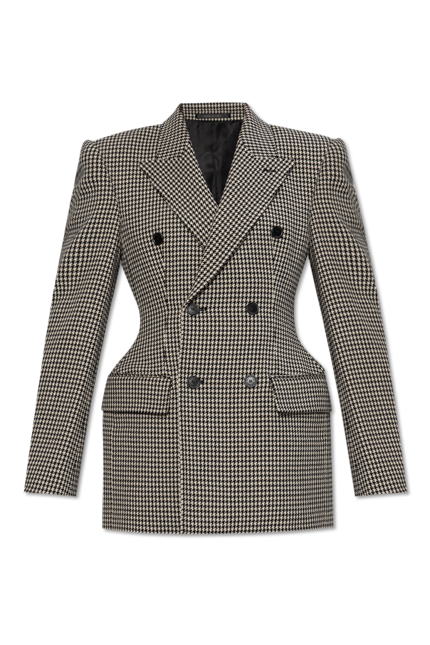 Double-breasted blazer with "houndstooth" pattern, zdjęcie 1 Double-breasted blazer with "houndstooth" pattern od Balenciaga