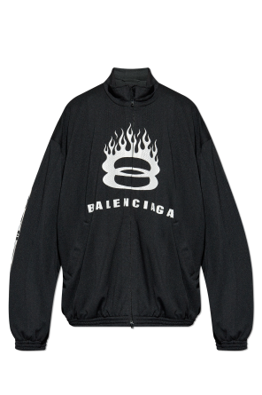 Dolce & Gabbana logo-embroidered zip-front hoodie od Balenciaga