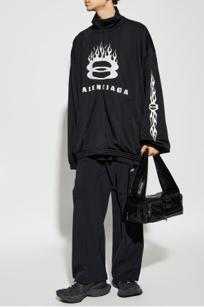 Dolce & Gabbana logo-embroidered zip-front hoodie od Balenciaga