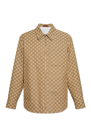 Jacket with GG pattern