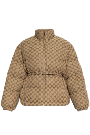 Quilted jacket with logo