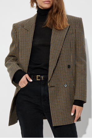 Saint Laurent Blazer with check pattern