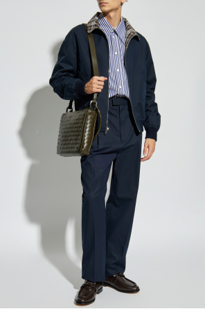 Reversible jacket with stand-up collar od Bottega Veneta
