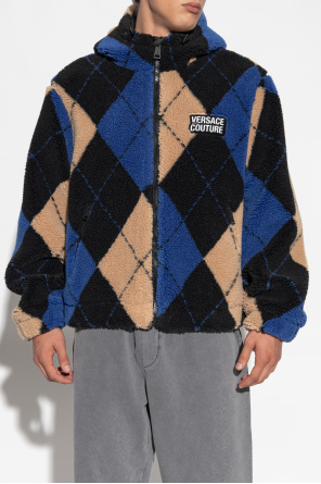 Versace Jeans Couture Fur jacket with hood