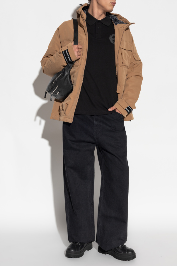 Versace Jeans Couture Wattierte Jacke mit Kapuze