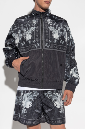Versace Jeans Couture Lekka kurtka z nadrukiem
