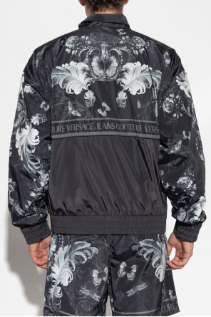 Versace Jeans Couture Lekka kurtka z nadrukiem