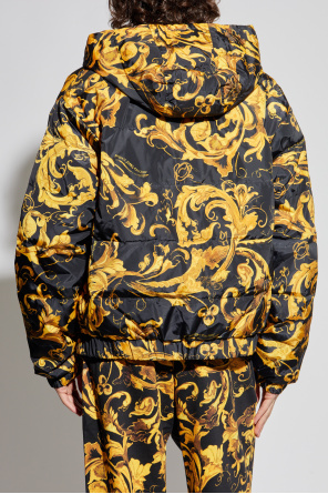 Versace Jeans Couture Wendbare Jacke mit abnehmbarer Kapuze