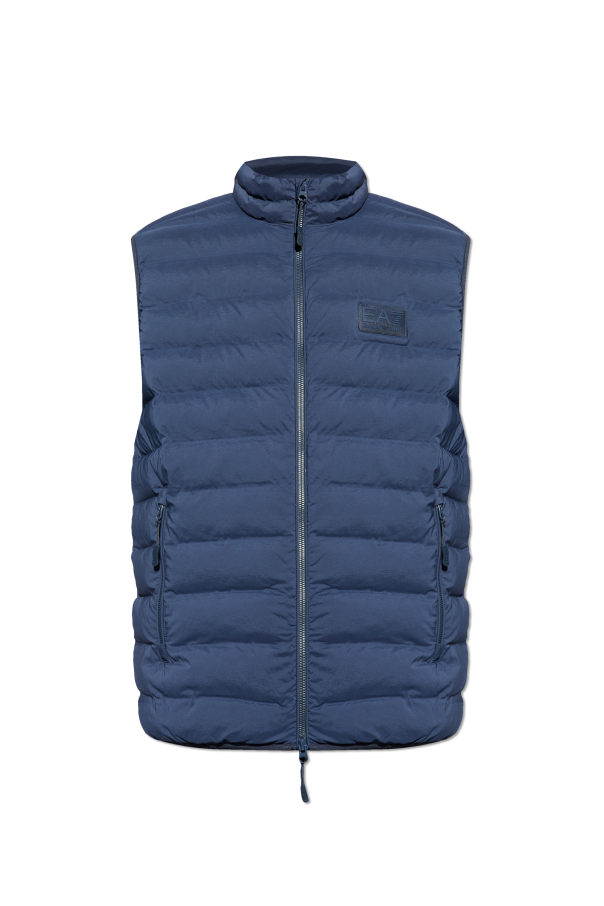 Quilted vest with stand-up collar od EA7 Emporio Armani