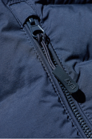 EA7 Emporio Armani Quilted vest with stand-up collar