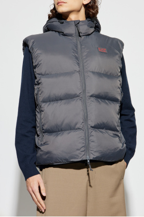 EA7 Emporio Armani Puffer vest with logo