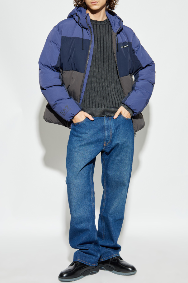 EA7 Emporio Armani Chaqueta acolchada con logo