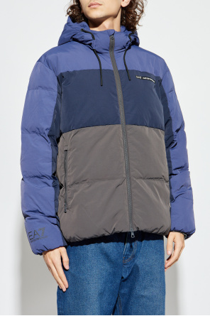 EA7 Emporio Armani Chaqueta acolchada con logo