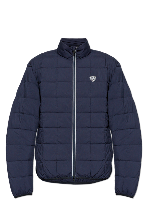 Quilted jacket with stand-up collar od EA7 Emporio Armani