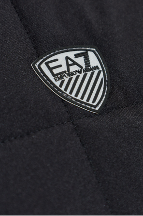 EA7 Emporio Armani Pikowana kurtka z kolekcji `Sustainability`