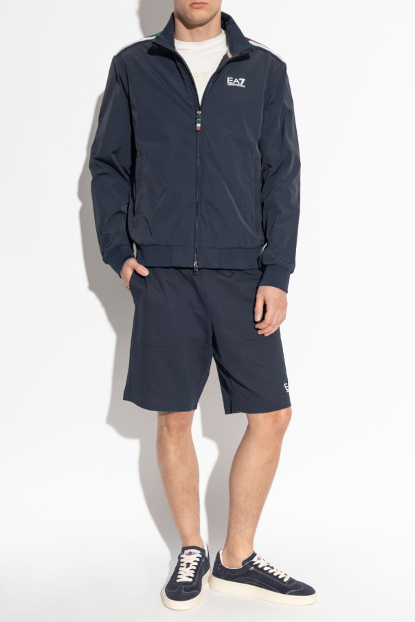 EA7 Emporio Armani Chaqueta con cuello alto