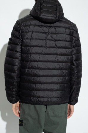 Stone Island Hooded quilted jacket