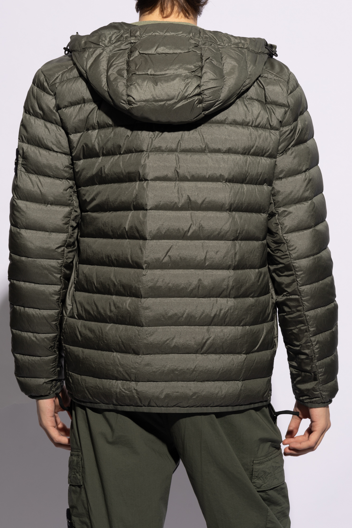 Stone Island Down jacket with logo