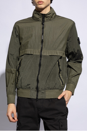Stone Island jacket PACCBET with a stand-up collar