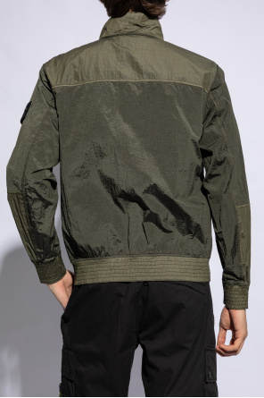 Stone Island Jacket with a stand-up collar