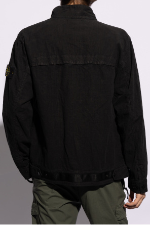Stone Island Linen jacket with logo