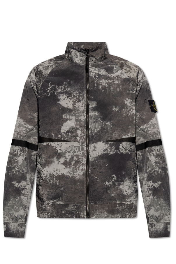 Stone Island ACRONYM logo-patch shirt jacket