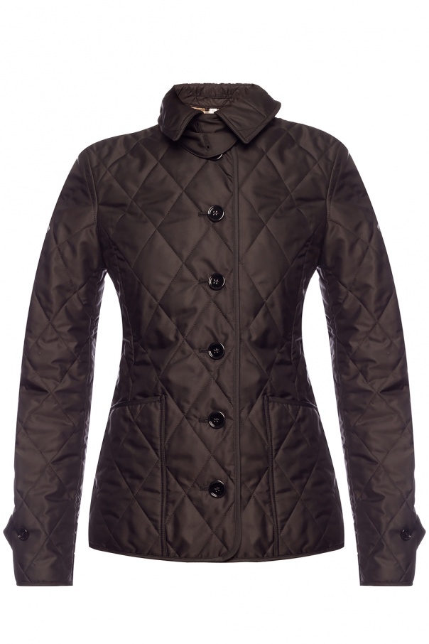 Black Quilted jacket Burberry - Vitkac France