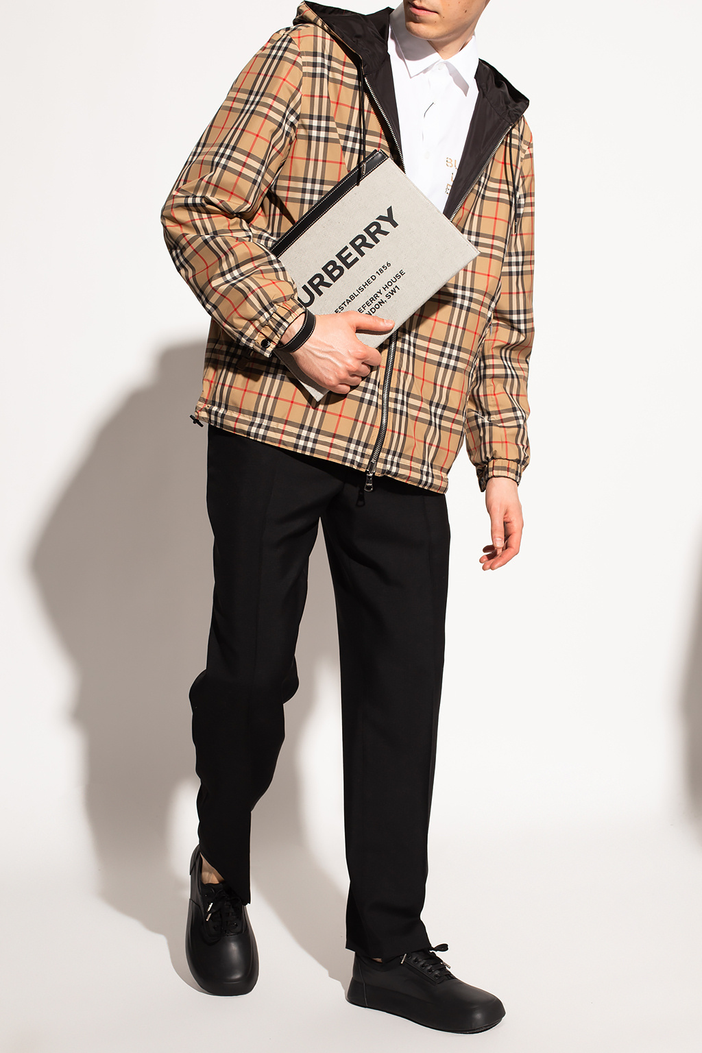 burberry canvas Checked jacket