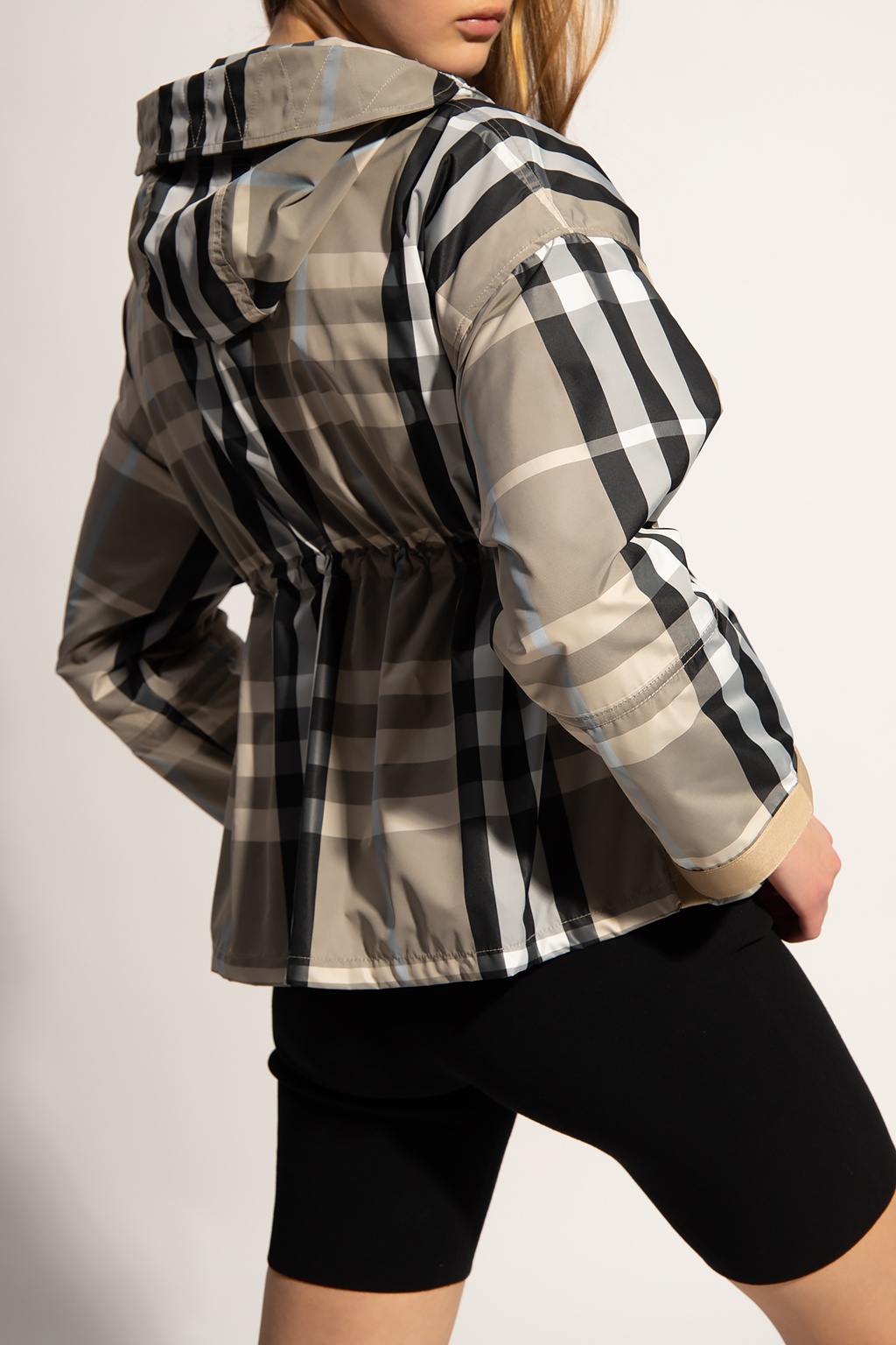 IetpShops | Burberry Schal mit Slogan-Print Blau | Women's Clothing | Burberry  Rain jacket