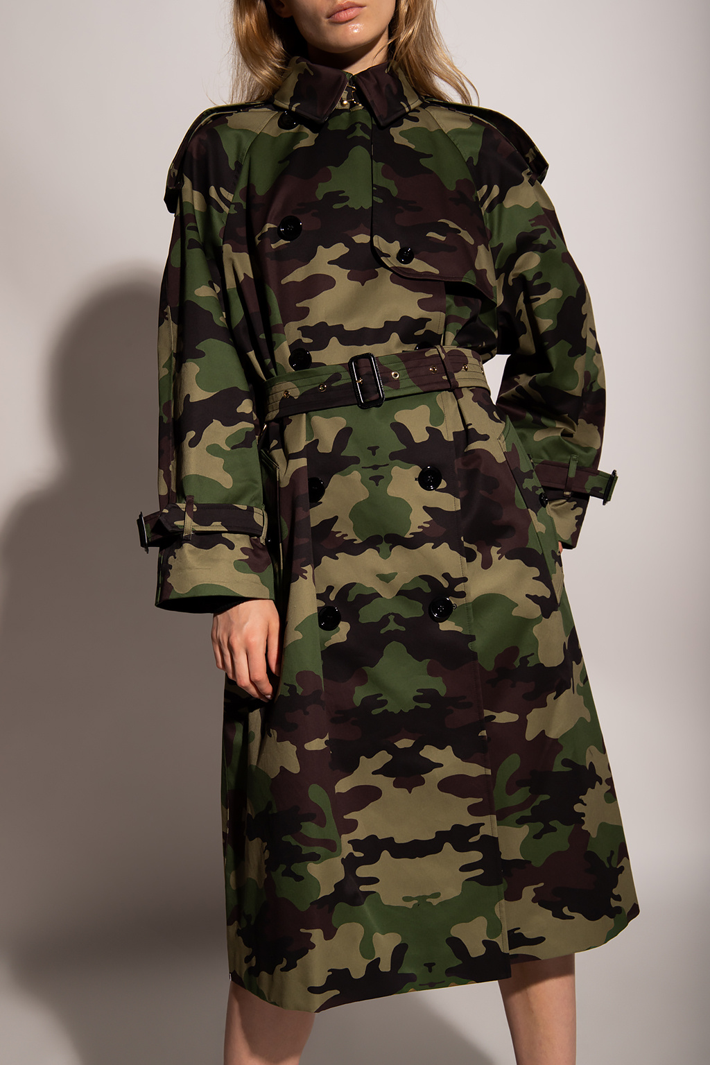 Burberry Camo-motif trench coat | Women's Clothing | Vitkac