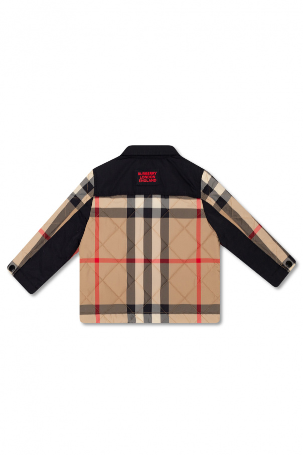 burberry short Kids ‘Renfred’ quilted jacket