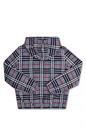 'mackenzie' reversible hooded jacket od Burberry Kids