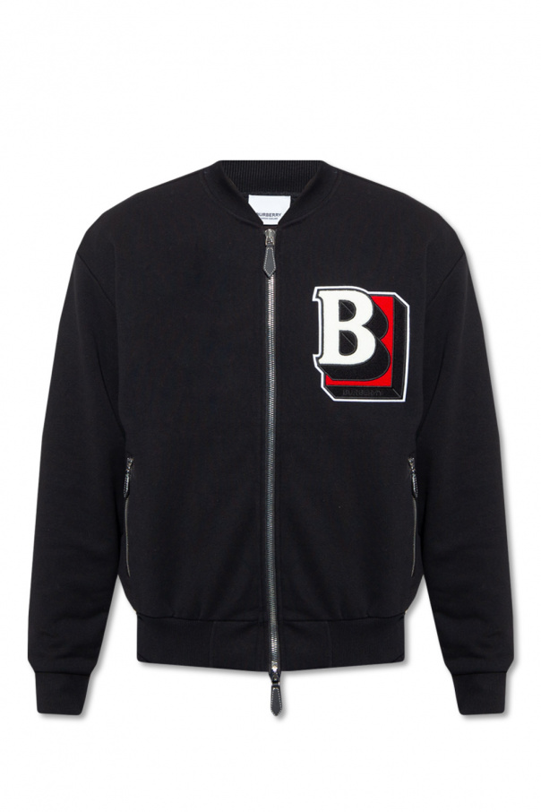 burberry jacquard ‘Eugene’ sweatshirt with logo