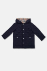 Burberry Kids BLACK ‘Reilly’ quilted jacket