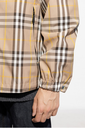 burberry shirt ‘Stanford’ reversible hooded jacket