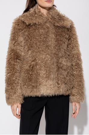 Burberry ‘Lea’ furry jacket